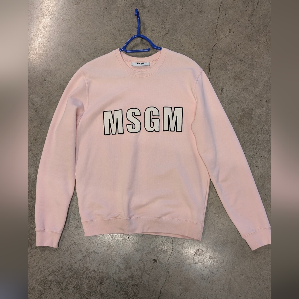 MSGM Crew Neck Sweatshirt Pink